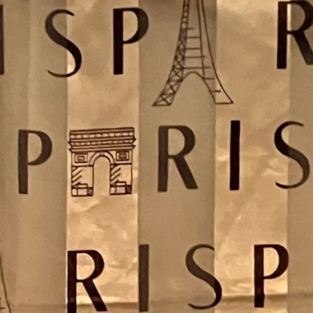 Vintage Scarf Paris Landmarks